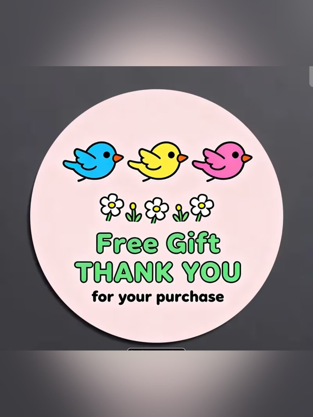 Free GIFT and THANK you Stickers Qty 160 Awww